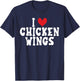 I love Chicken Wings T-Shirt - T-Shirt | Navy