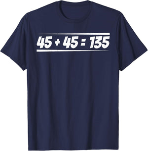 45 + 45 = 135 T-Shirt - T-Shirt | Navy