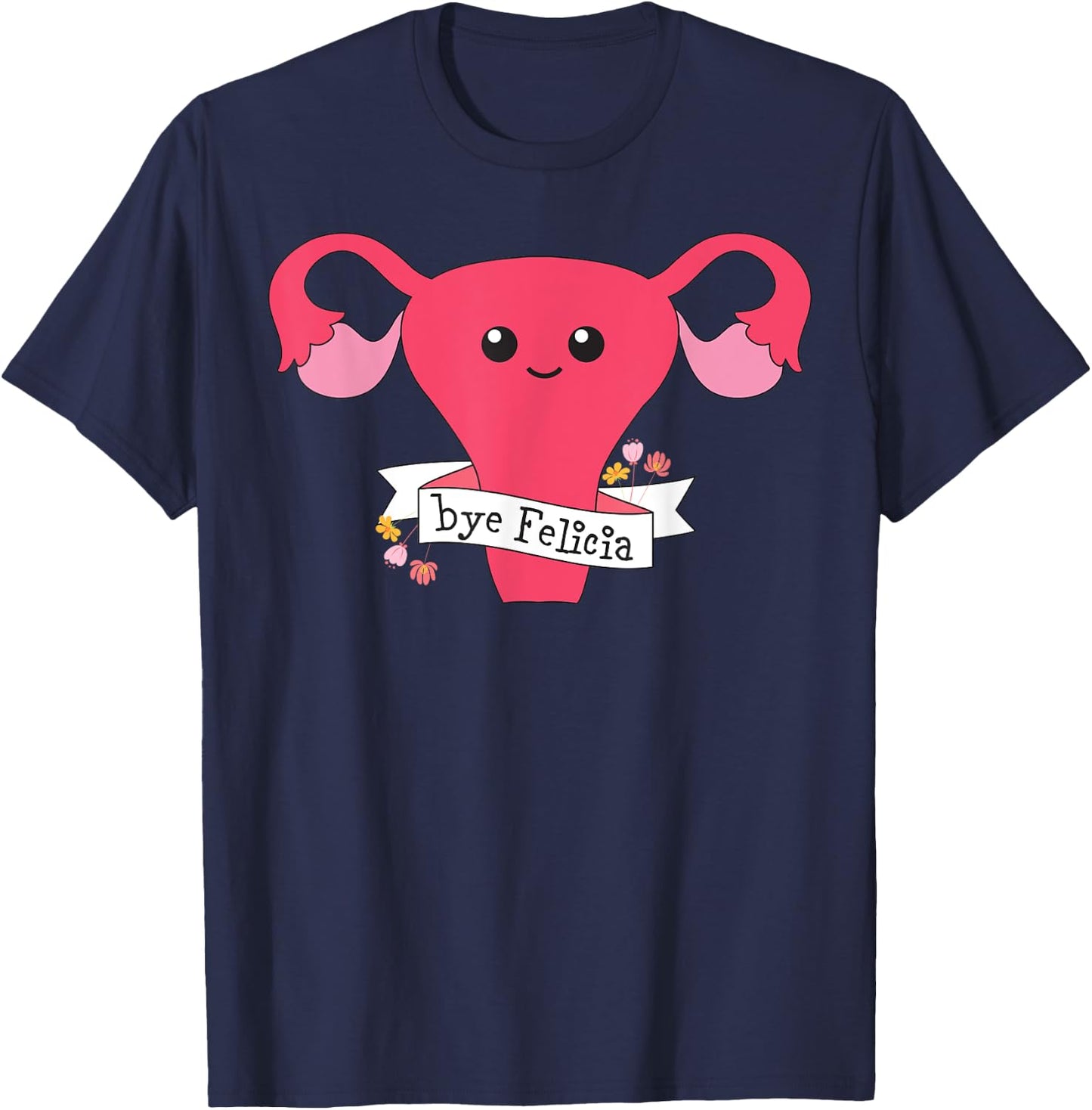 Hysterectomy Support And Uterine Operation Survivor Shirt T-Shirt - T-Shirt | Navy