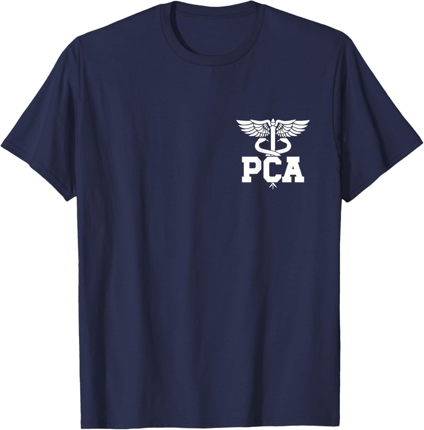 PCA Caduceus Patient Care Assistant PCA Nurse T-Shirt - T-Shirt | Navy