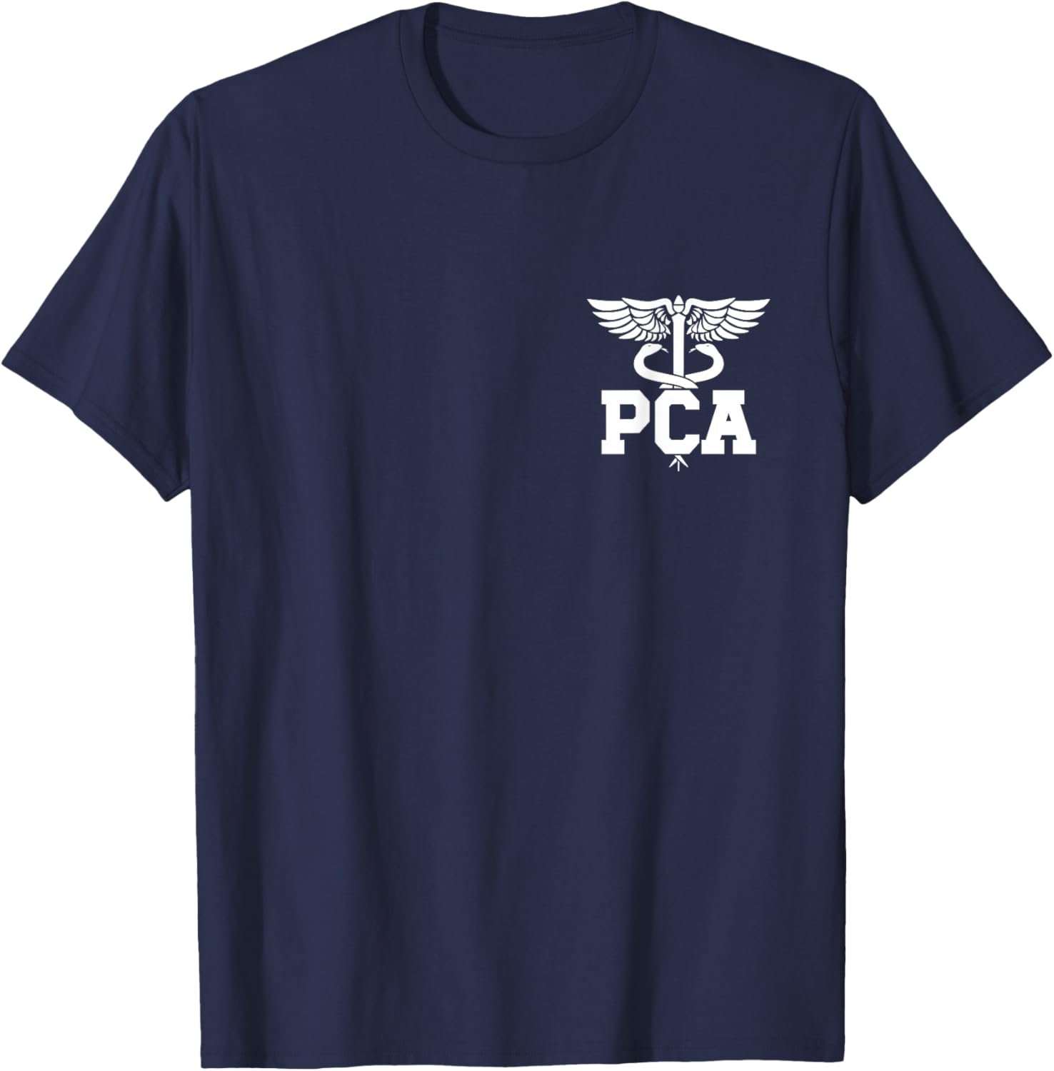 PCA Caduceus Patient Care Assistant PCA Nurse T-Shirt - T-Shirt | Navy