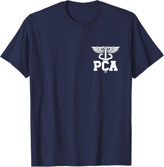 PCA Caduceus Patient Care Assistant PCA Nurse T-Shirt - T-Shirt | Navy