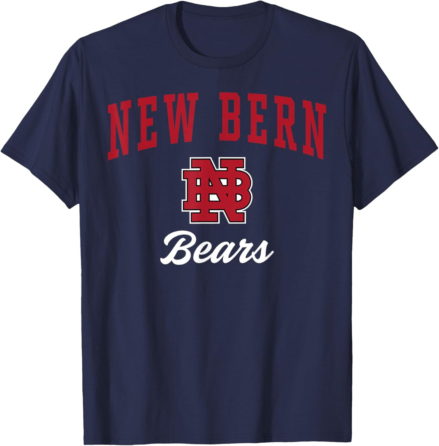 New Bern High School Bears C3 T-Shirt - T-Shirt | Navy