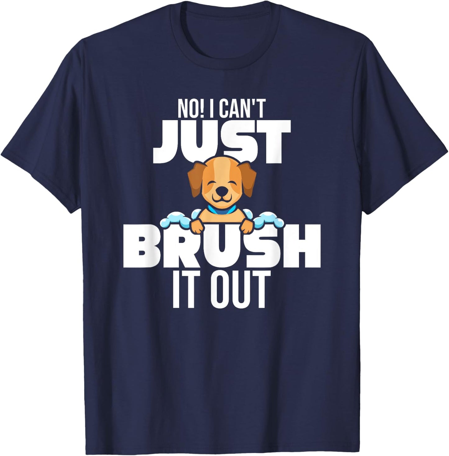 Funny Dog Groomer Gifts Pet Grooming Spa Treatment Gifts T-Shirt - T-Shirt | Navy