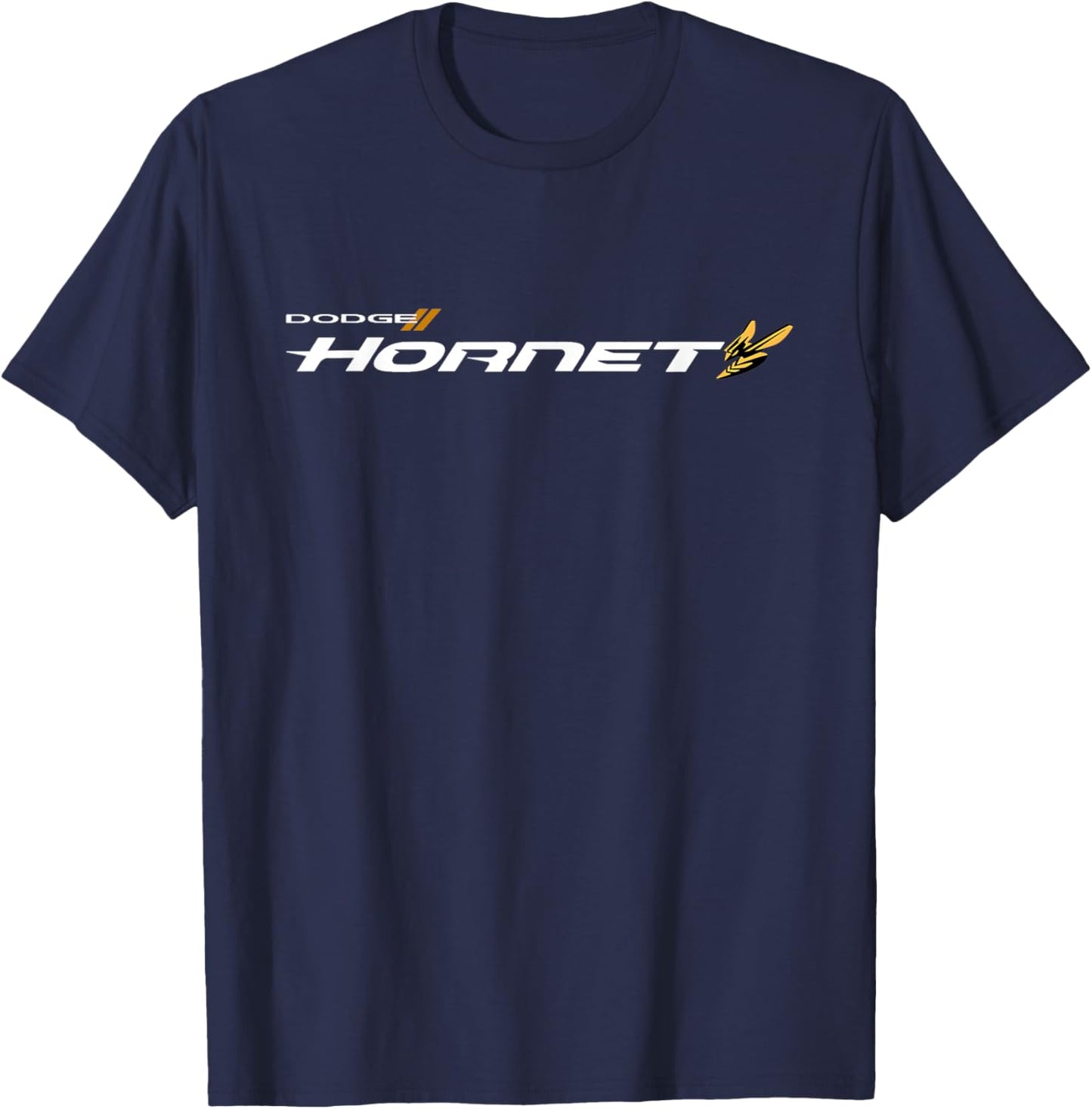 Dodge Hornet Logo (White) T-Shirt - T-Shirt | Navy
