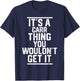 It's a Carr Thing You Wouldn't Get It - Family Last Name T-Shirt - T-Shirt | Navy
