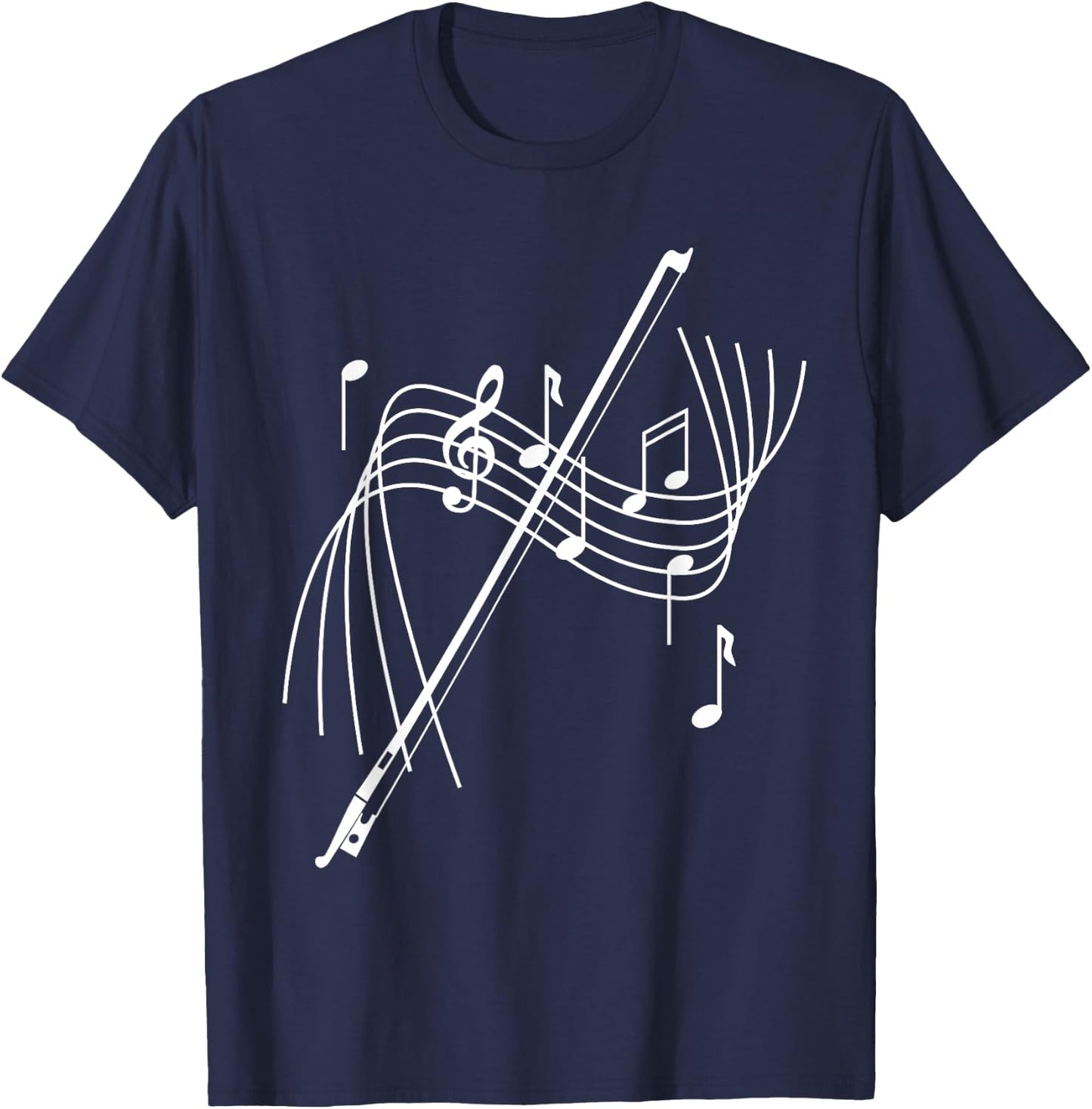 Orchestra Shirt String Player String Bow Musician T-Shirt - T-Shirt | Navy