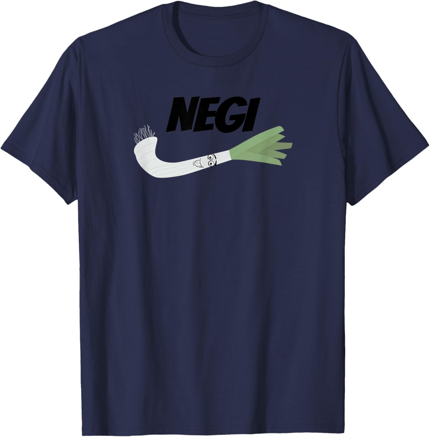 Negi Dry Funny Parody Funny Negi Dry Sports Dry parody negi T-Shirt - T-Shirt | Navy