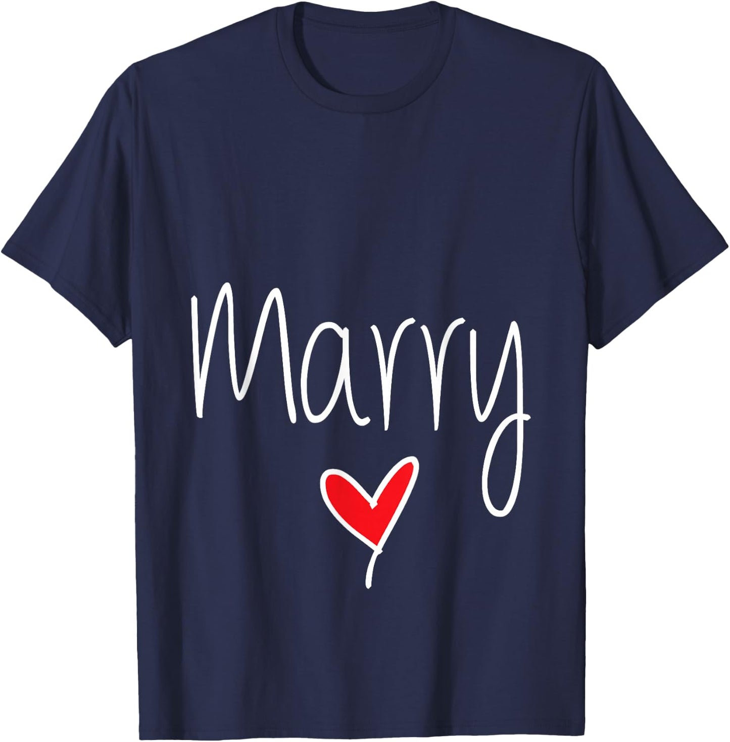 Will You Marry me Marriage Team Proposal Ways to Propose T-Shirt - T-Shirt | Navy