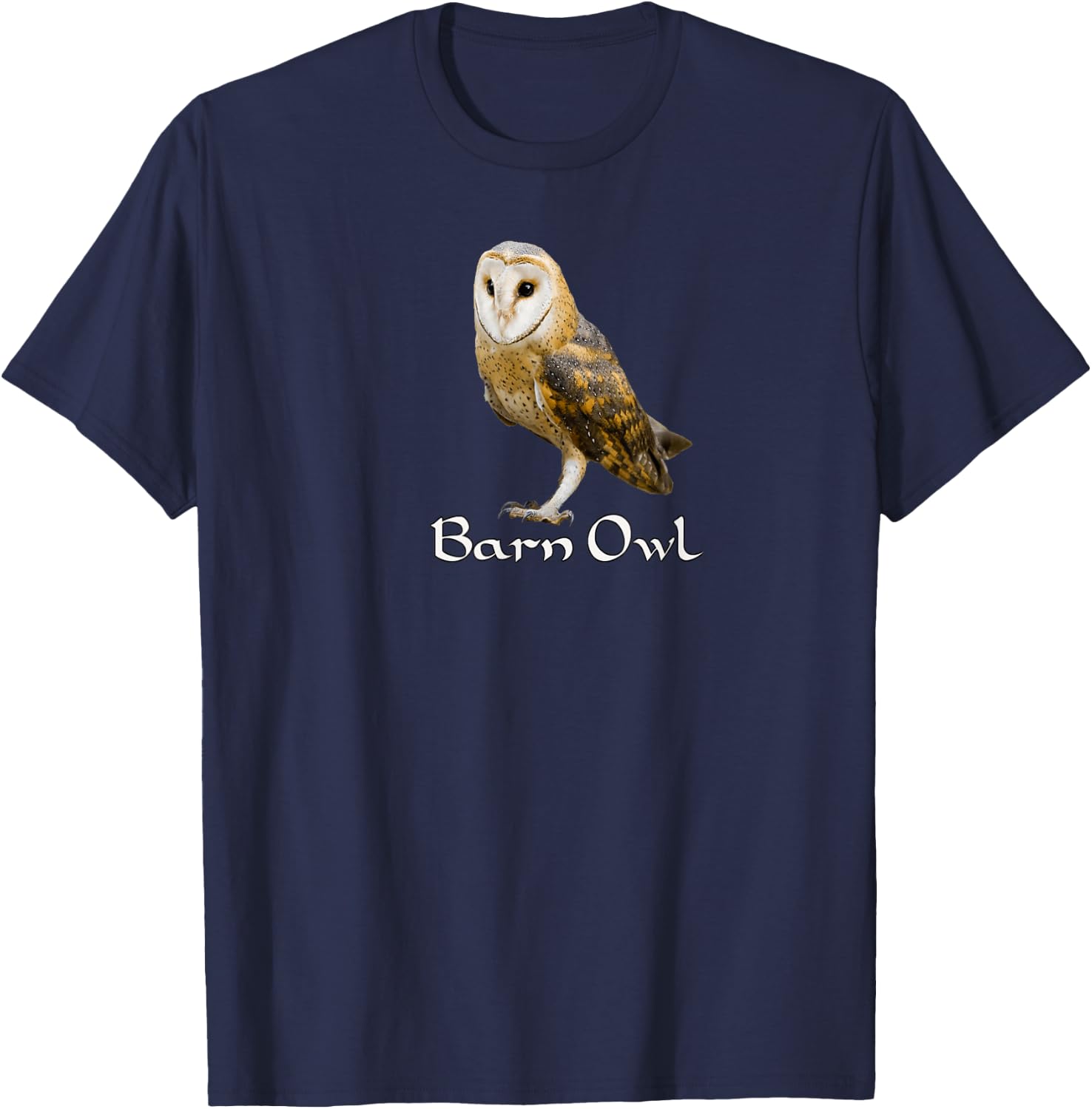 Barn Owl T-Shirt - T-Shirt | Navy
