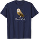 Barn Owl T-Shirt - T-Shirt | Navy
