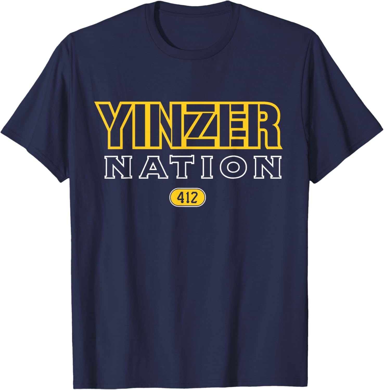 Pittsburgh Yinzer Nation - Yinzer Pride T-Shirt - T-Shirt | Navy
