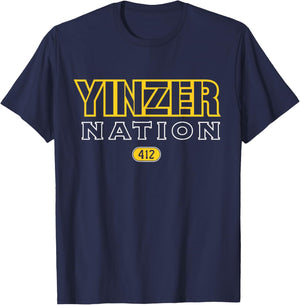 Pittsburgh Yinzer Nation - Yinzer Pride T-Shirt - T-Shirt | Navy