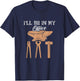 I’ll Be In My Office Blacksmith Tools Forging Fire Design T-Shirt - T-Shirt | Navy