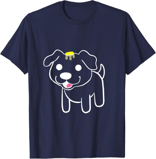 Butter Dog Men Women Kids T-Shirt - T-Shirt | Navy