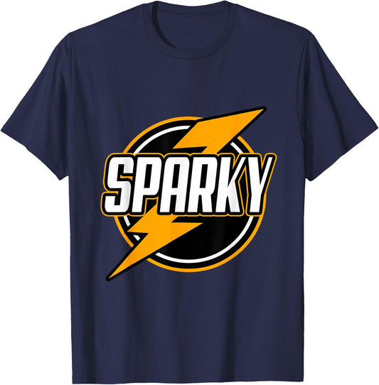 Sparky Electrician T-Shirt - T-Shirt | Navy