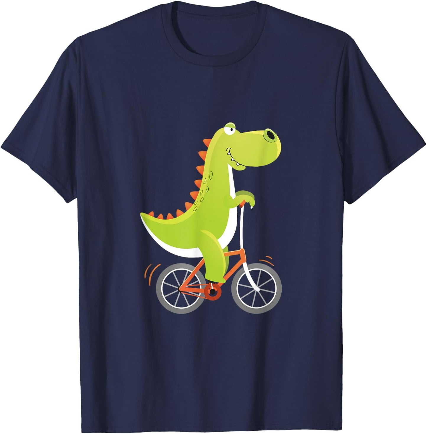Sportlich Ses Tier Bike Biking Biken Radfahren Dinosaur Dino Bicycle Driving Cyclist Cycling Gift T-Shirt - T-Shirt | Navy
