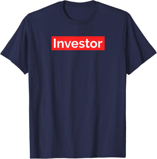 Investor Entrepreneur Hustle CEO Real Estate Iconic Logo T-Shirt - T-Shirt | Navy