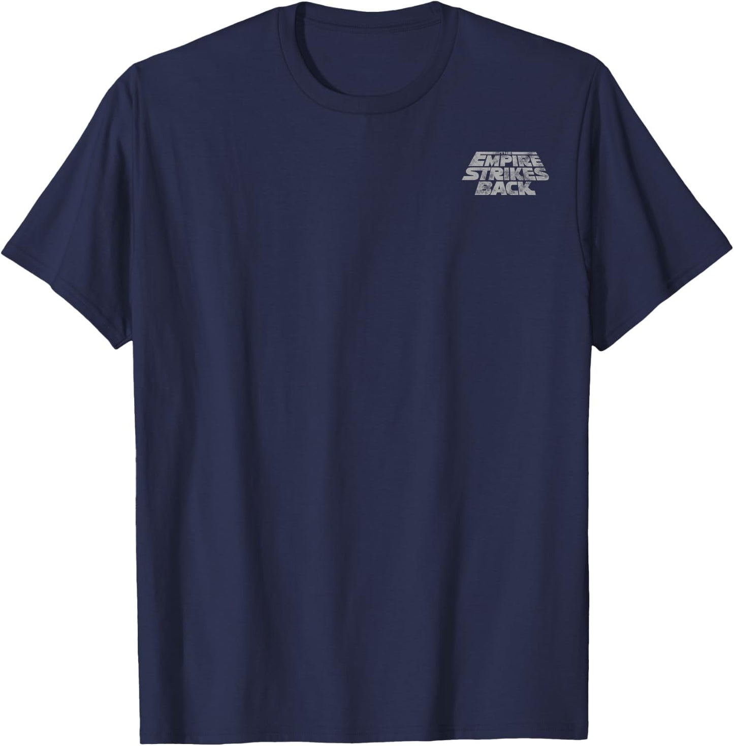 Star Wars The Empire Strikes Back Left Chest Logo T-Shirt - T-Shirt | Navy