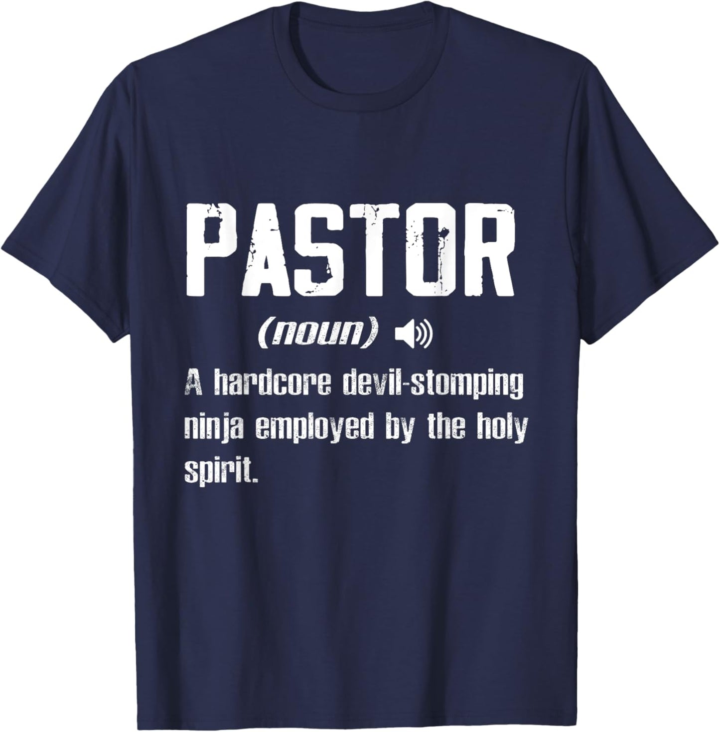 Funny "Definition" - Pastor T-Shirt - T-Shirt | Navy