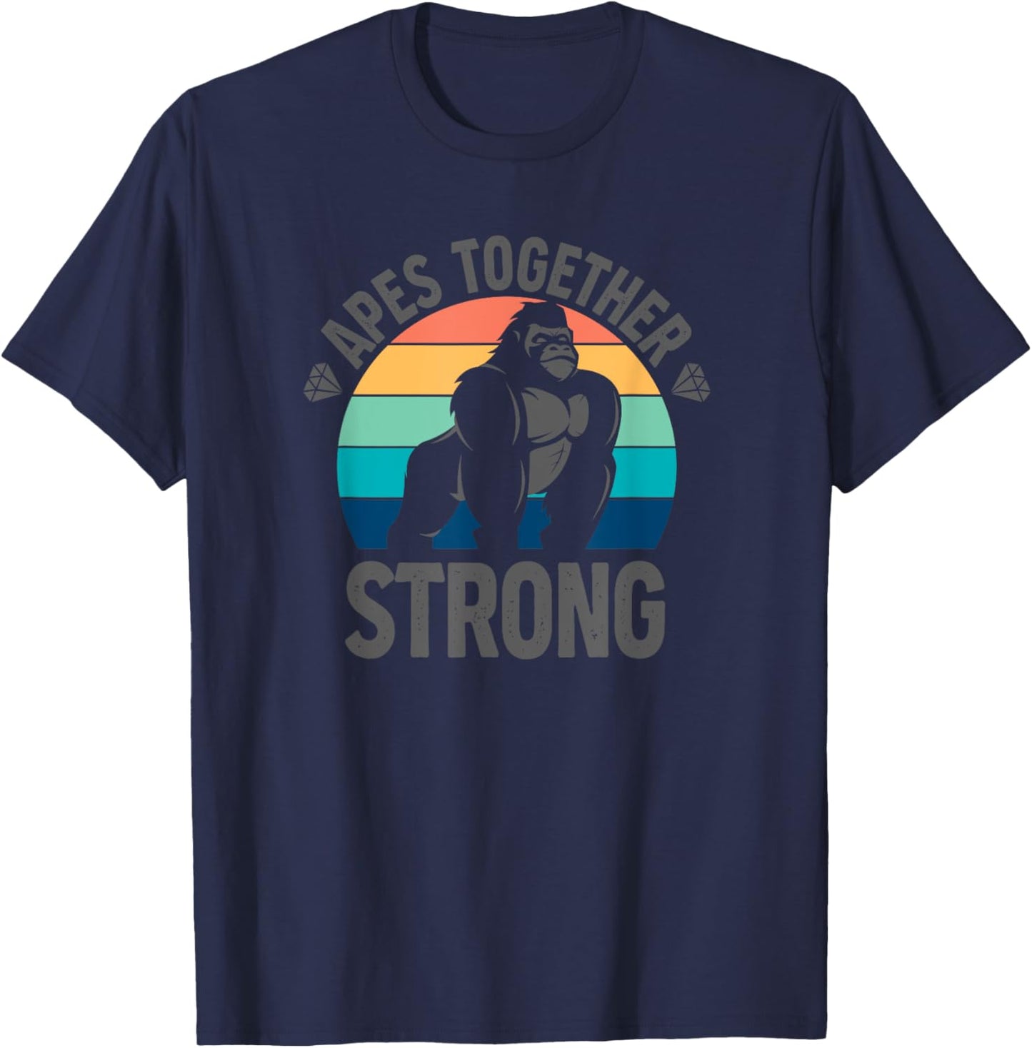 Apes Together Strong T-Shirt - T-Shirt | Navy