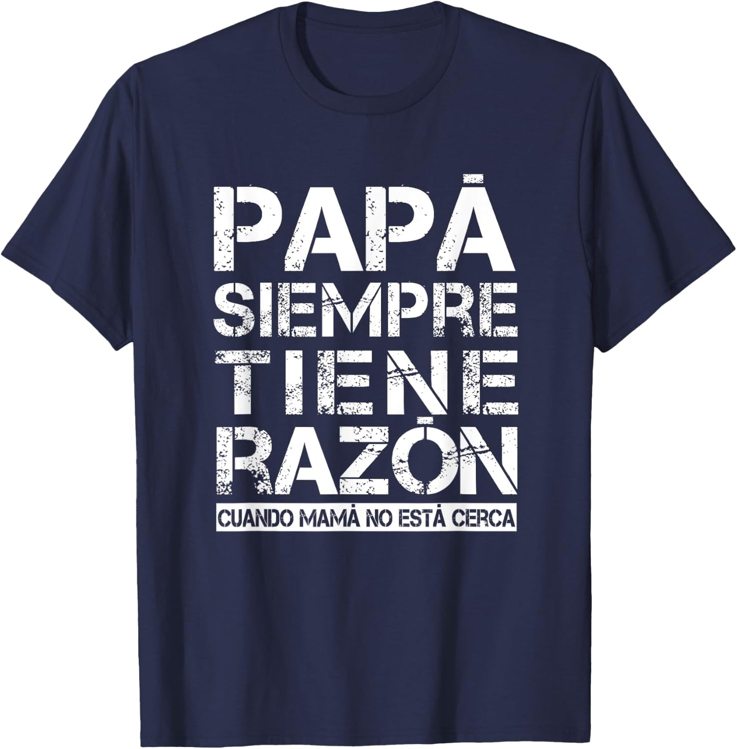 Spanish father gift Father's Day birthday Christmas T-Shirt - T-Shirt | Navy