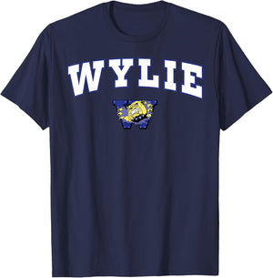 Wylie High School Bulldogs C2 T-Shirt - T-Shirt | Navy