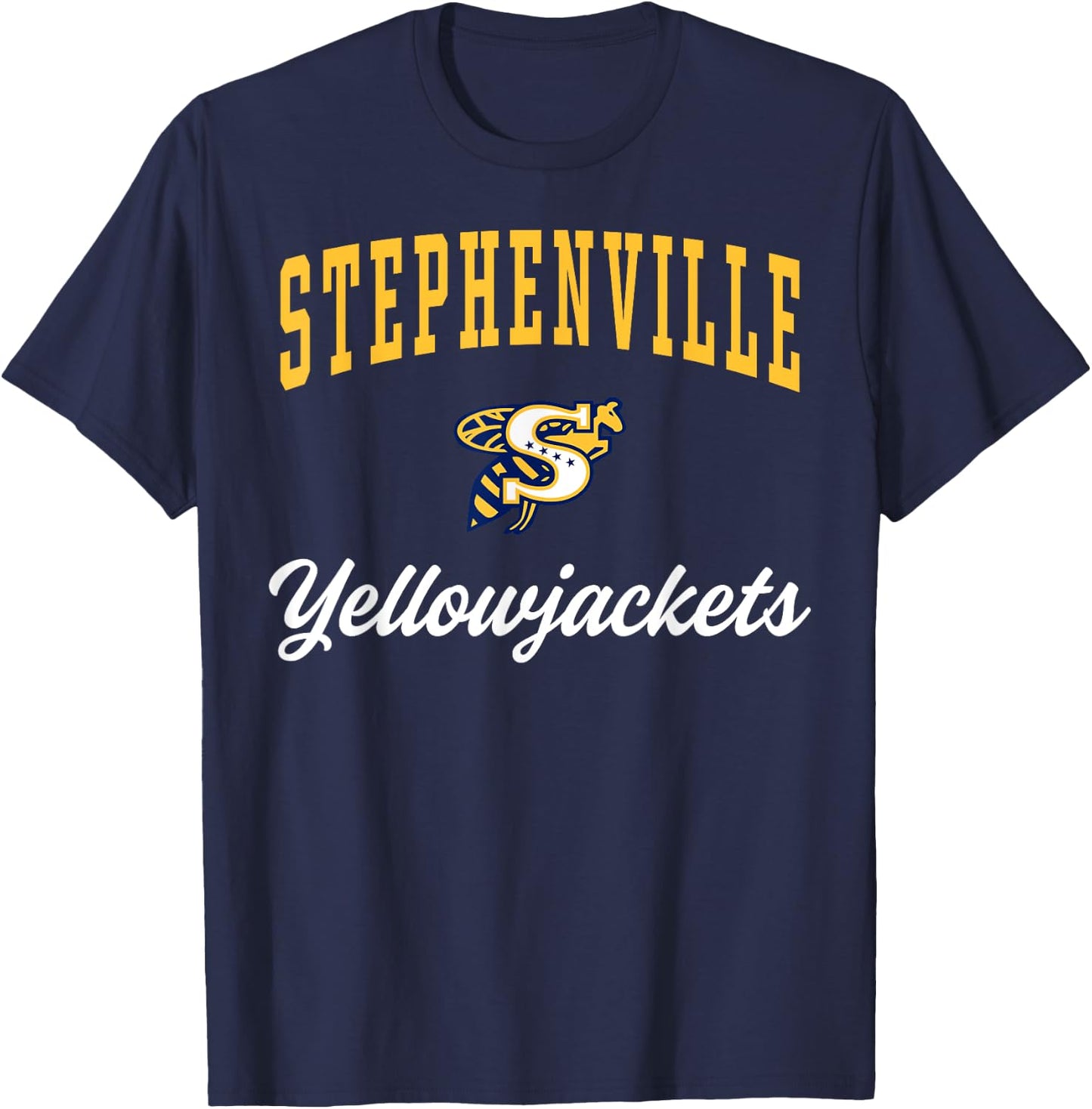 Stephenville High School Yellowjackets C3 T-Shirt - T-Shirt | Navy