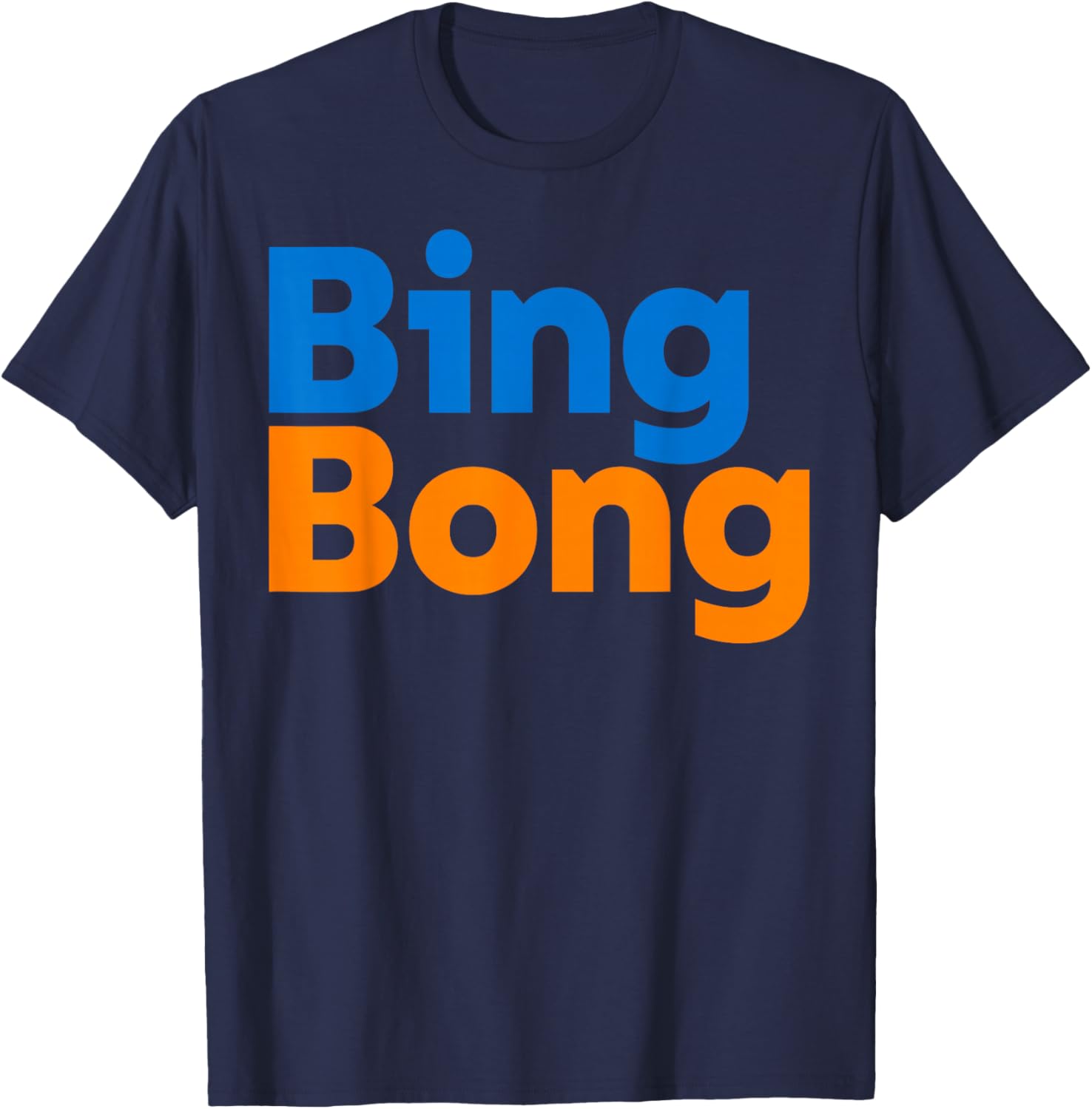Bing Bong Rally NYC Subway New York City Funny T-Shirt - T-Shirt | Navy