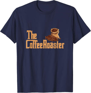 The Coffee Roaster Master Of Roasting Beans Barista Coffee T-Shirt - T-Shirt | Navy