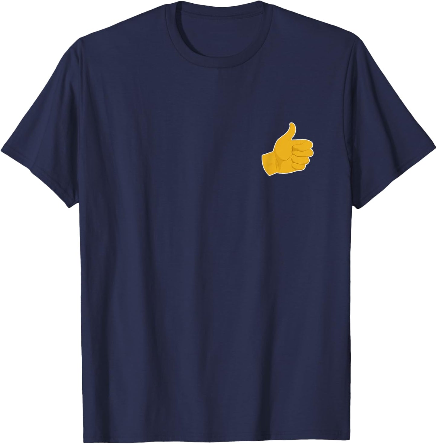 Thumbs Up - Good Mood Thumbs Up Motivation T-Shirt - T-Shirt | Navy