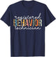 Registered Behavior Technician Fun RBT Behavioral ABA T-Shirt - T-Shirt | Navy