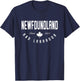 CA Newfoundland & Labrador Canada Canadian Maple Leaf T-Shirt - T-Shirt | Navy