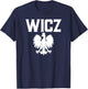 WICZ Polish Surname Polish Falcon Polish Family Dyngus Day T-Shirt - T-Shirt | Navy