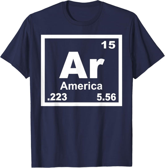 15 Ar America 223 5.56 T-Shirt - T-Shirt | Navy