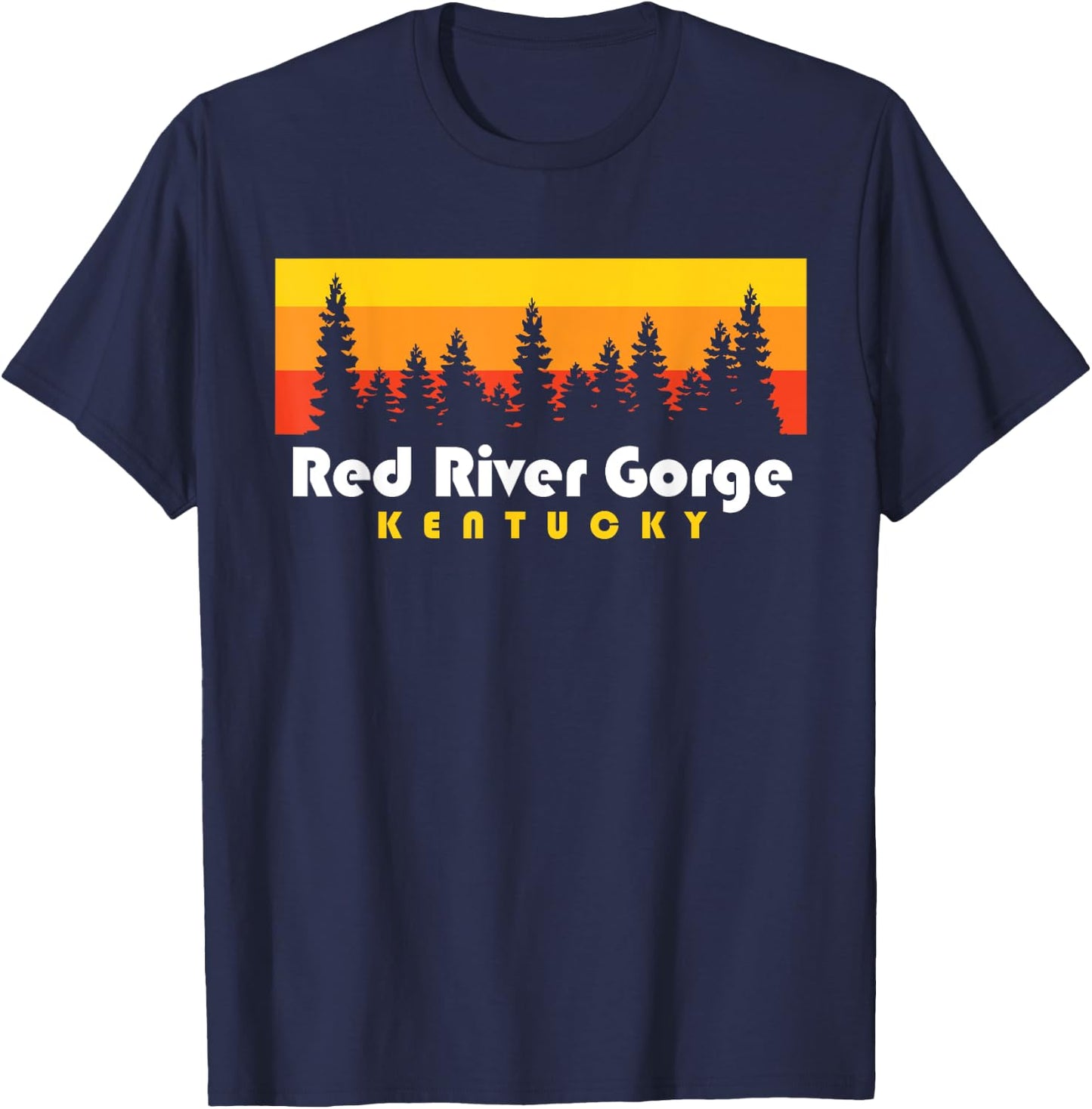 Red River Gorge KY Kentucky Red River Gorge T-Shirt - T-Shirt | Navy
