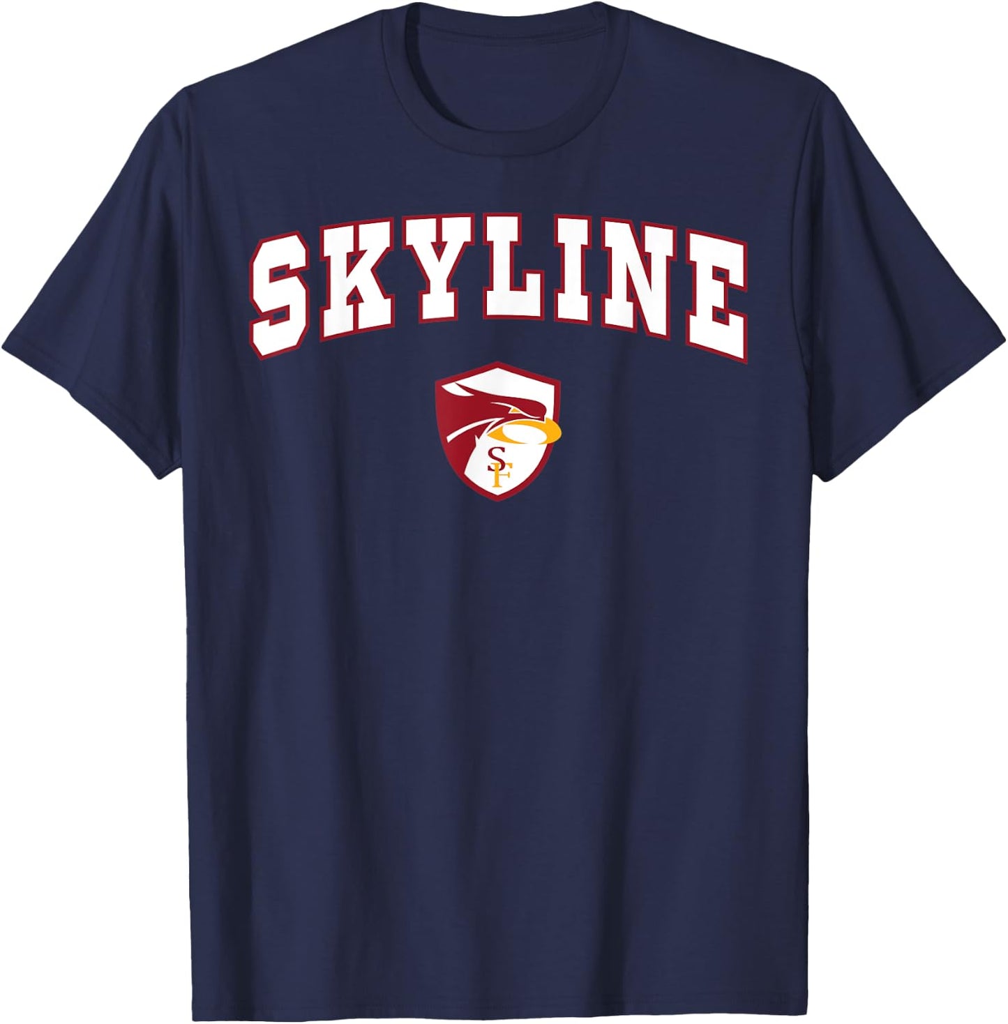 Skyline High School Falcons C2 T-Shirt - T-Shirt | Navy