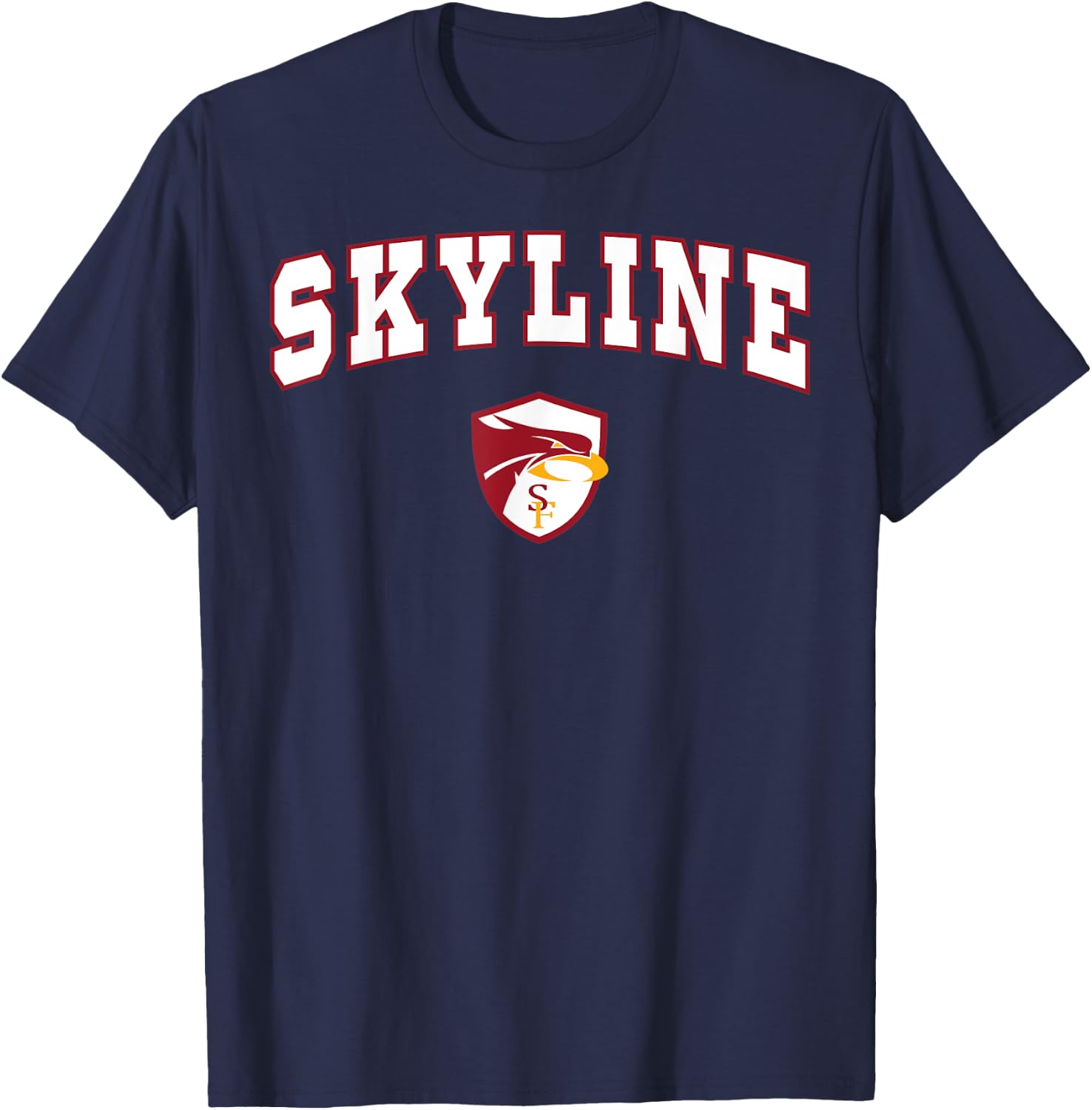 Skyline High School Falcons C2 T-Shirt - T-Shirt | Navy