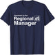 Funny Assistant to the Regional Manager Office T-Shirt - T-Shirt | Navy