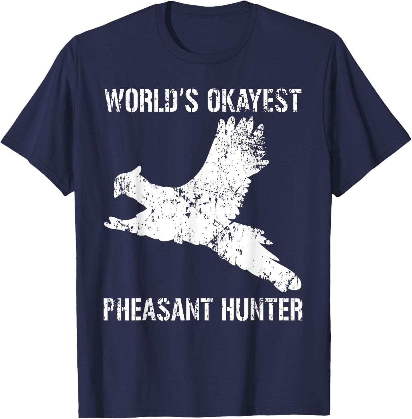 Pheasant Hunting t Upland Midwest outdoorsmen T-Shirt - T-Shirt | Navy