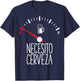 Necesito Cerveza Beer Drinkers Gift Beer Themed Gift T-Shirt - T-Shirt | Navy