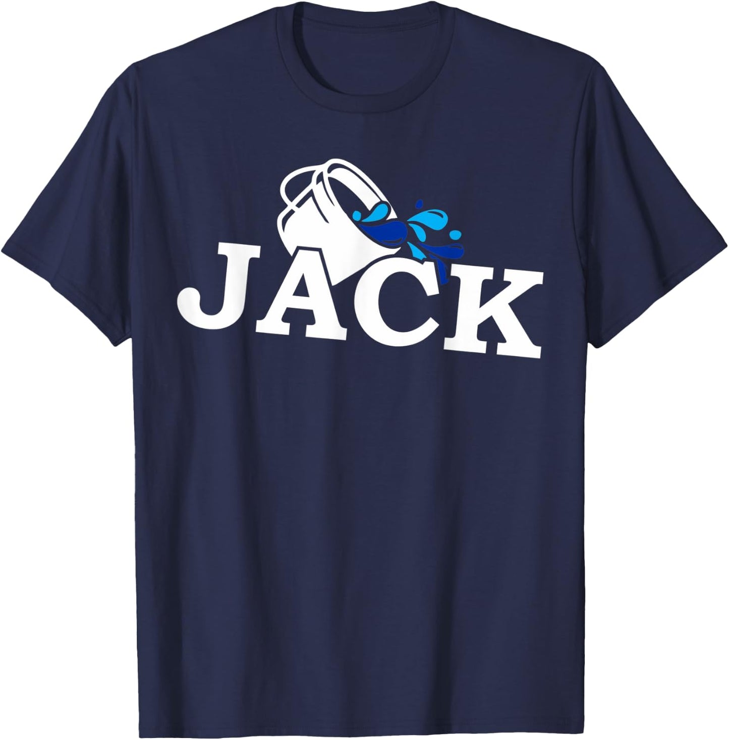 Jack Jill Matching Halloween costume for couples and adults T-Shirt - T-Shirt | Navy