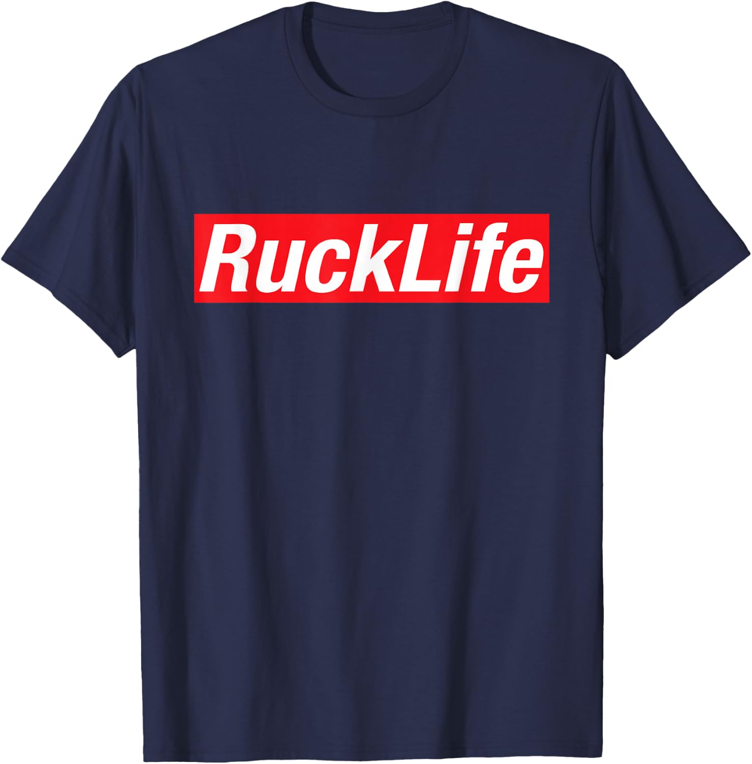 Ruckus Rucklife Biker Life Artwork T-Shirt - T-Shirt | Navy