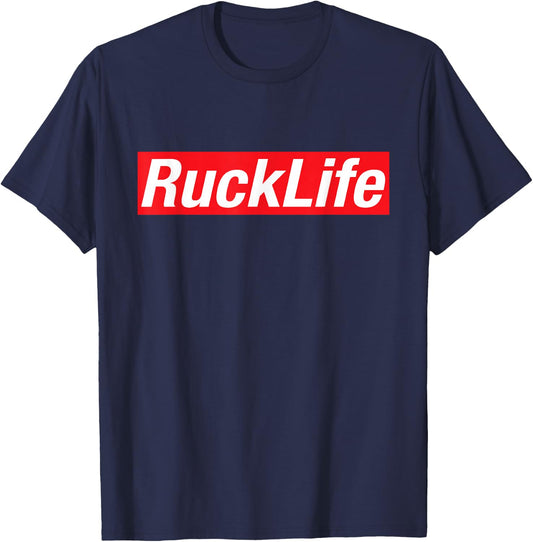 Ruckus Rucklife Biker Life Artwork T-Shirt - T-Shirt | Navy