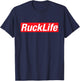 Ruckus Rucklife Biker Life Artwork T-Shirt - T-Shirt | Navy