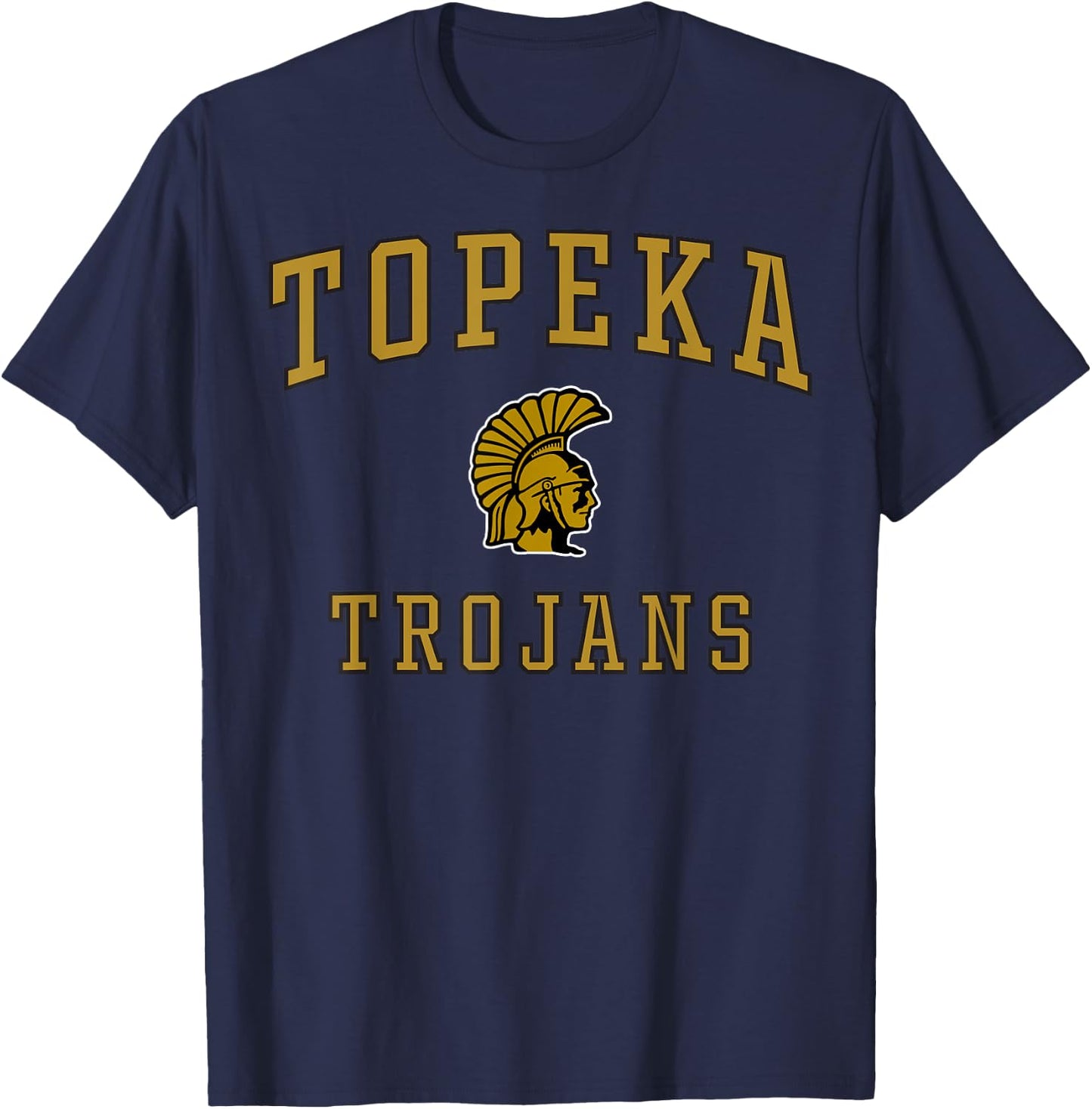 Topeka High School Trojans C1 T-Shirt - T-Shirt | Navy