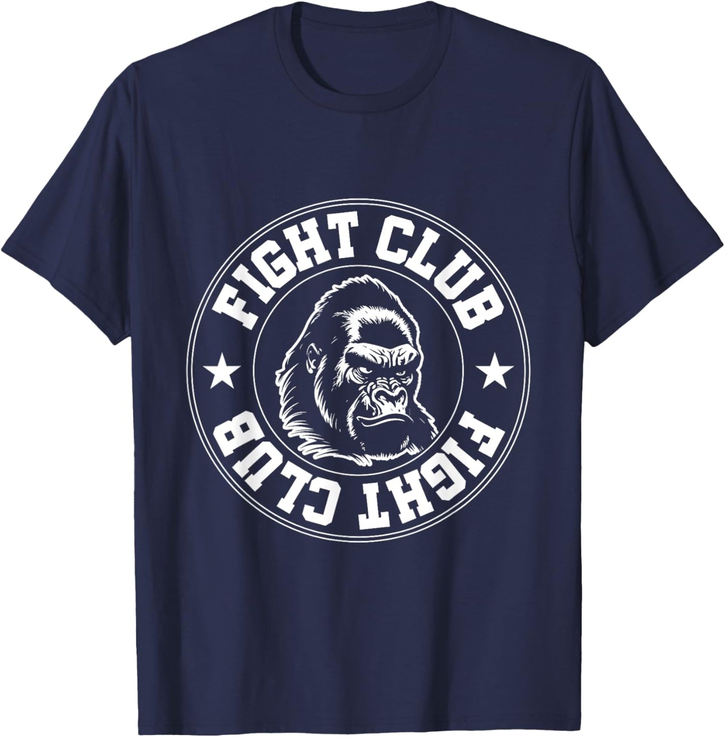Gorilla Fight Club | Training Workout Gym Boxing MMA Fighter T-Shirt - T-Shirt | Navy