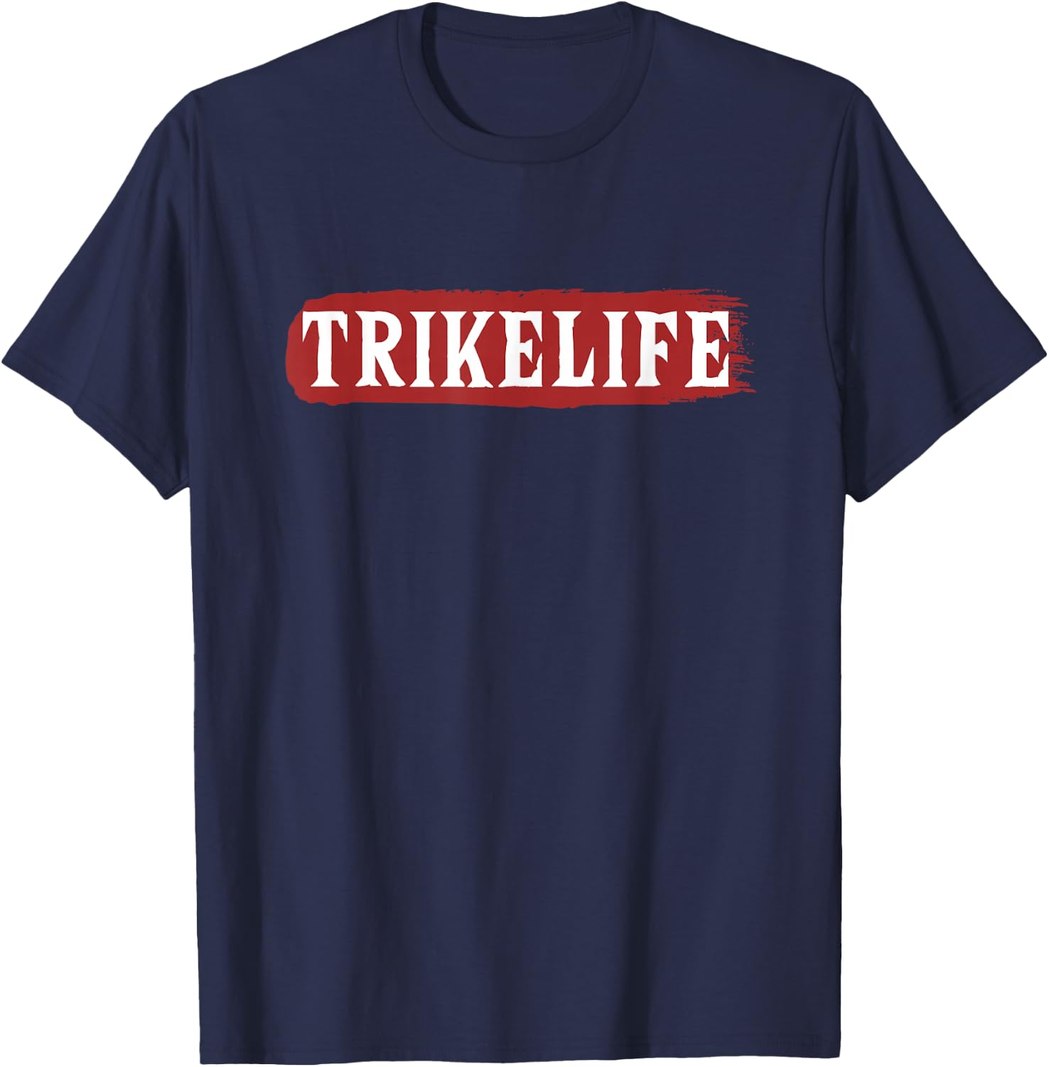 Trikelife Three-Wheeled Motorcycle Motorbike Triker Trike T-Shirt - T-Shirt | Navy