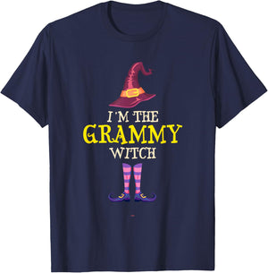 I'm The Grammy Witch Costume Halloween Funny T-Shirt - T-Shirt | Navy
