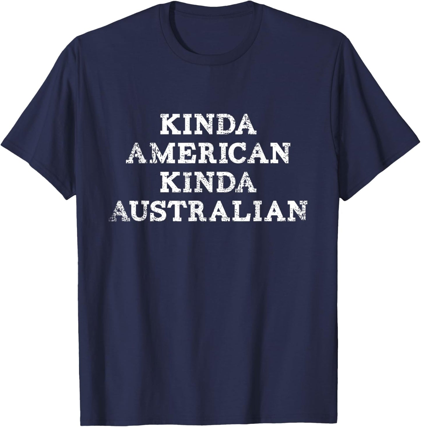 Australian American - Flag Straya Outback Sydney Melbourne T-Shirt - T-Shirt | Navy